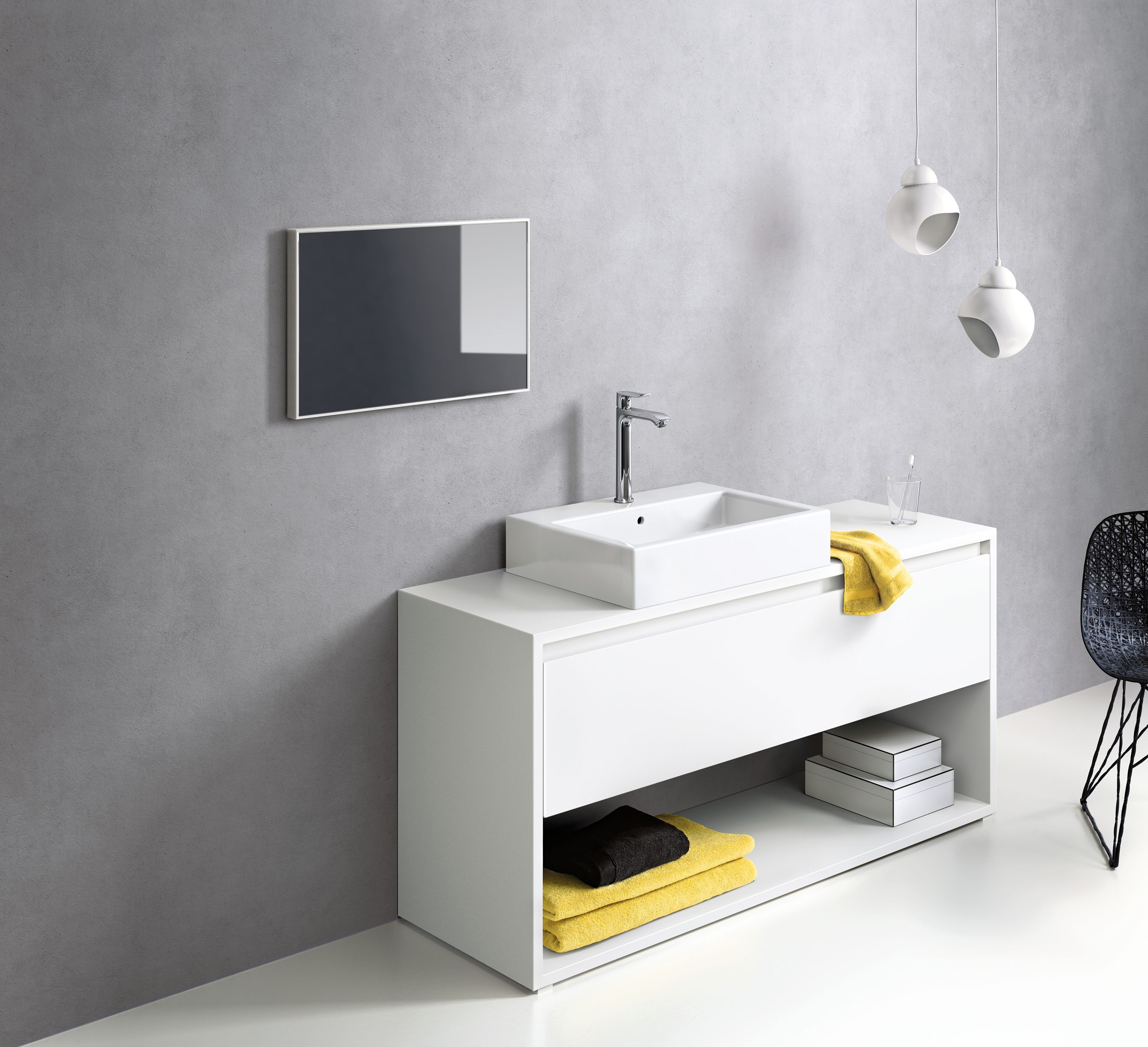 Смеситель Hansgrohe Metris 31183000 для раковины - 4