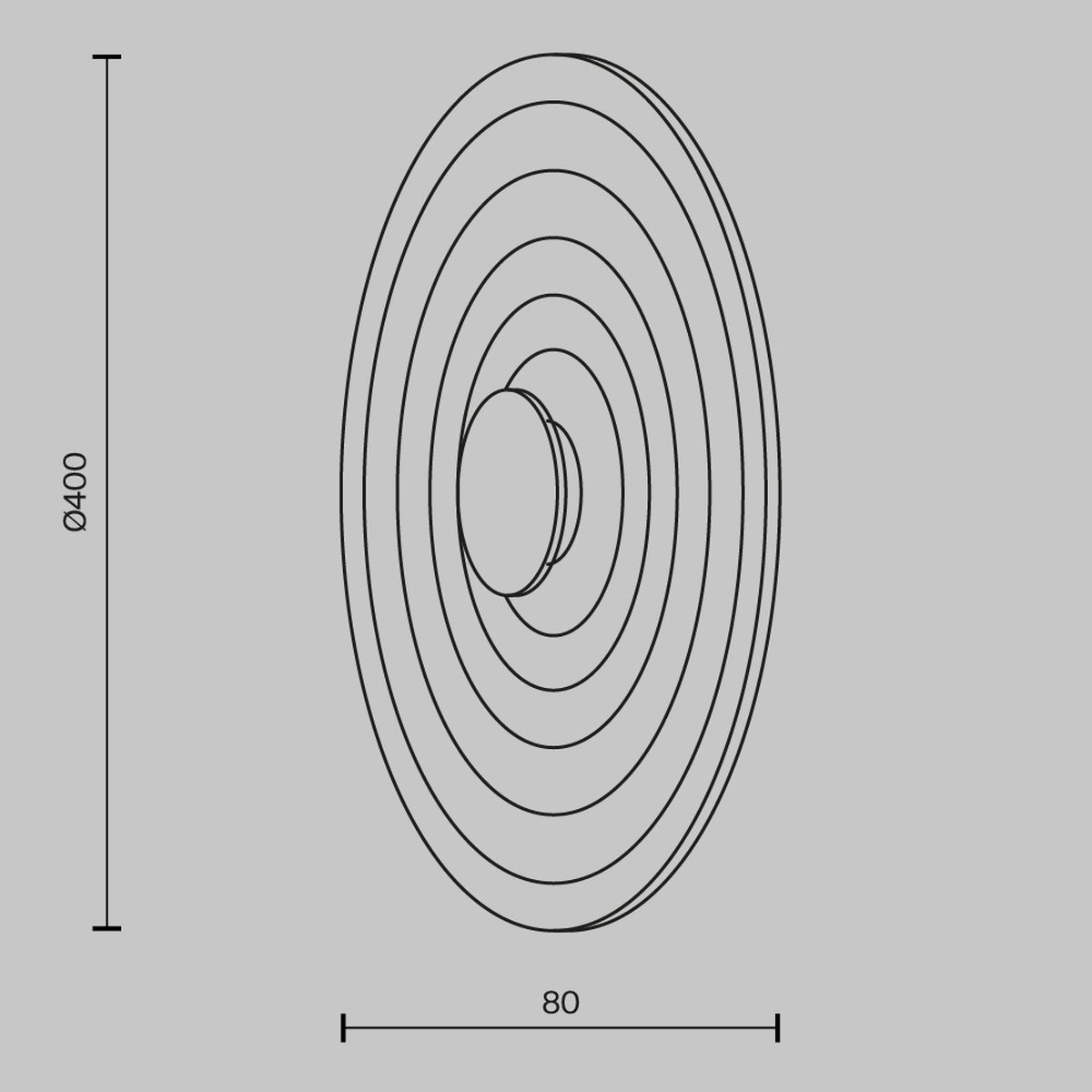 Настенный светильник (бра) Maytoni MOD400WL-L5GR3K - 1
