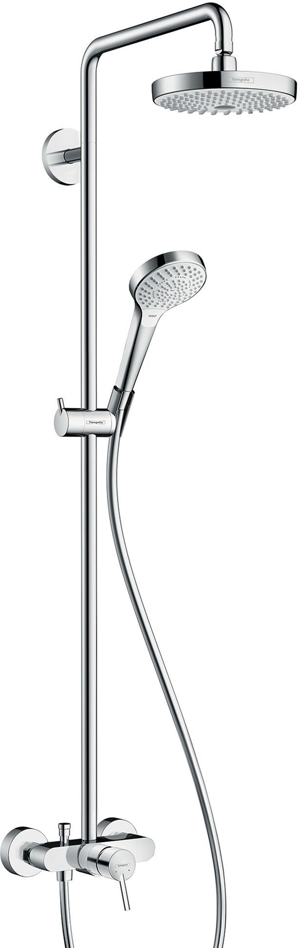 Душевая стойка Hansgrohe Croma Select S 180 2jet 27255400 с однорычажным смесителем - 0