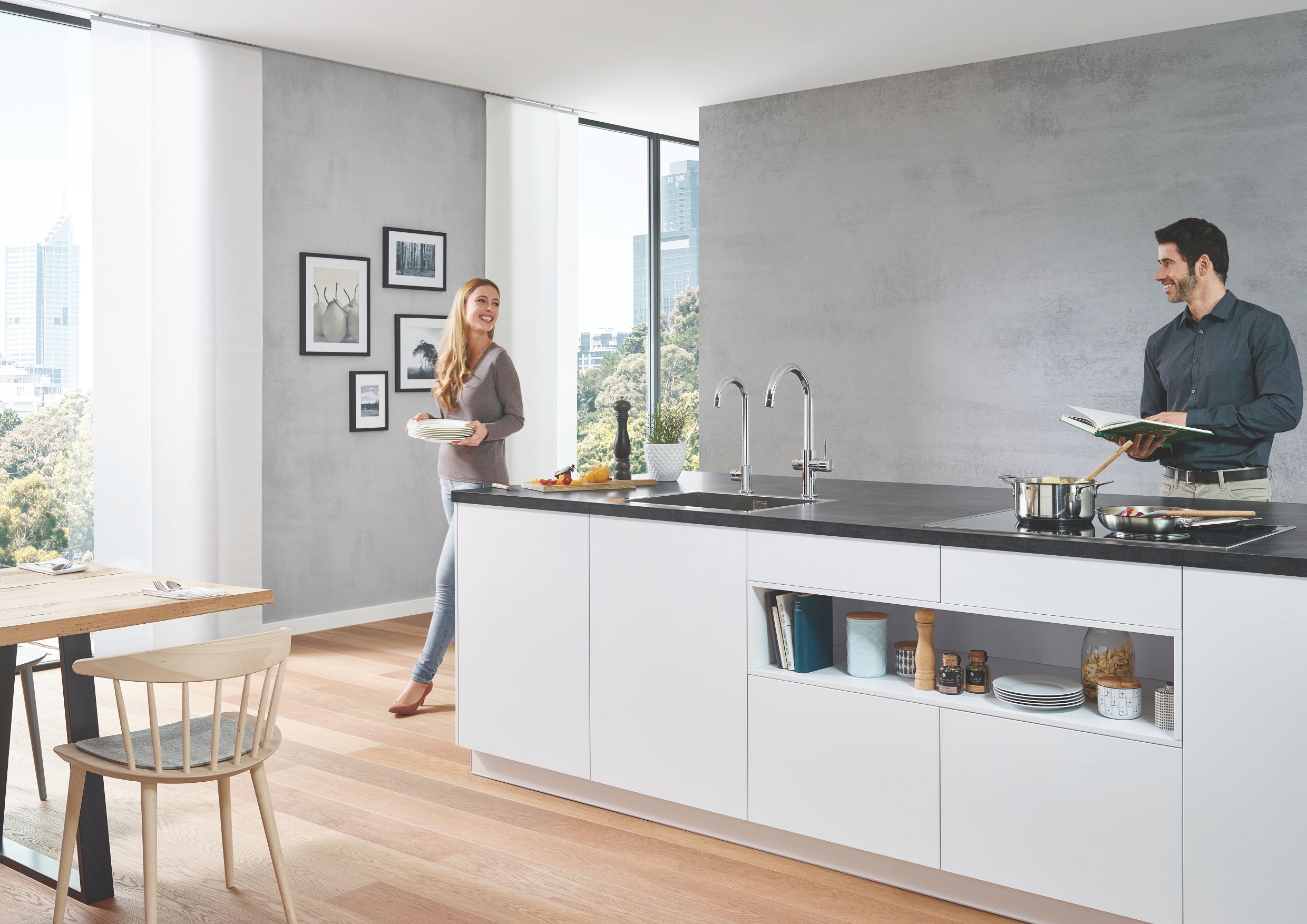 Смеситель Grohe Red II Duo 30083001 для кухонной мойки, с водонагревателем - 3