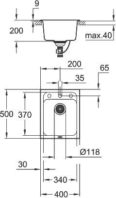 Мойка кухонная Grohe K700 31650AT0 - 3