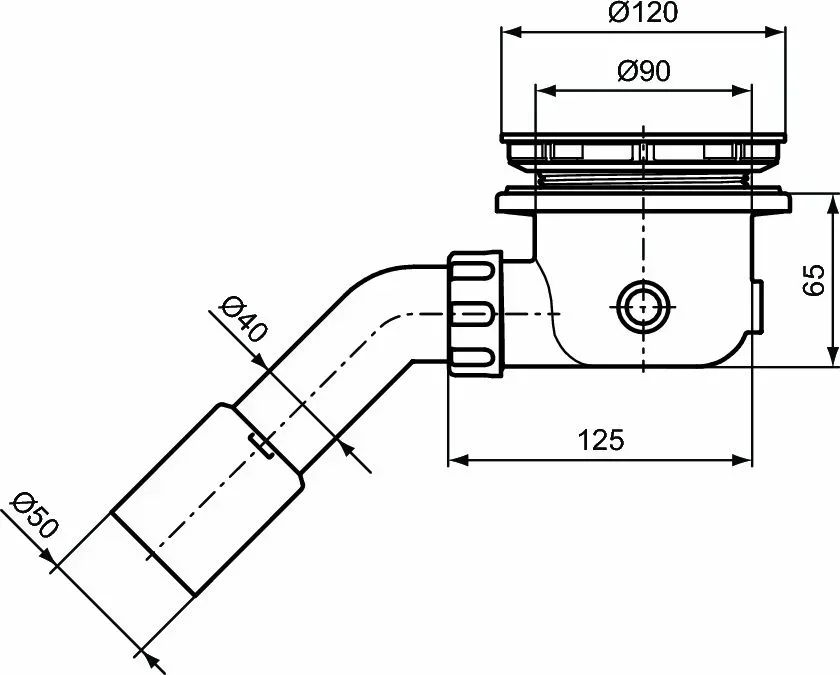 Сифон для поддона Ideal Standard Connect белый  T8520AA - 2