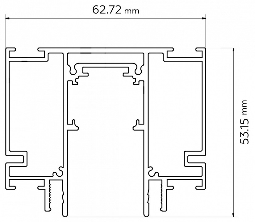 Трек встраиваемый Ambrella Light GL GL3262 - 4