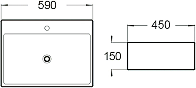 Раковина SantiLine SL-1002 - 1