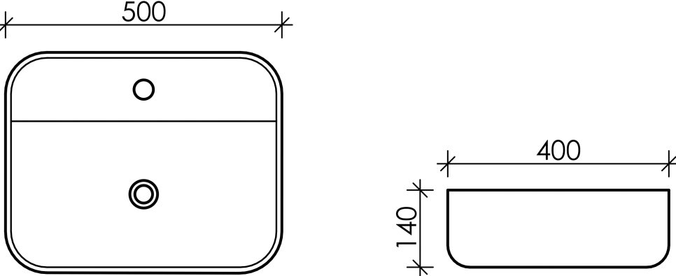 Раковина Ceramica Nova Element CN5015 - 1