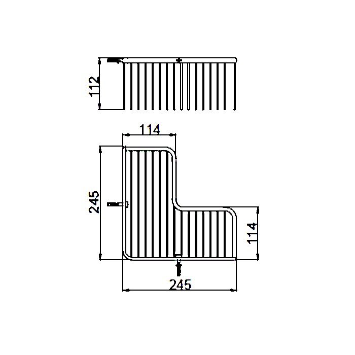 Полка-решетка Gappo G332 - 1