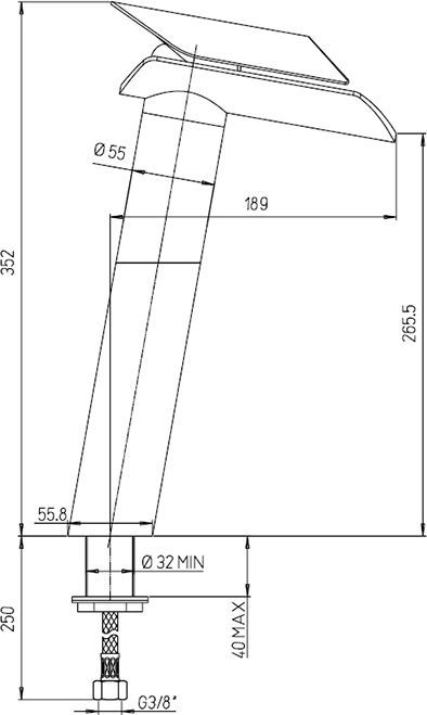 Смеситель для раковины Paini Morgana 73PW579VRKM - 1