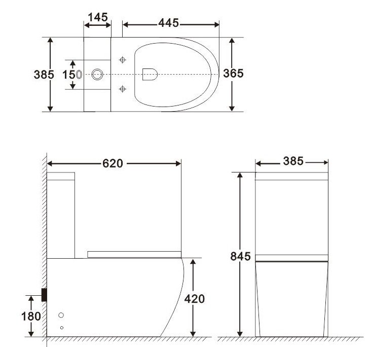 Унитаз напольный BelBagno Amanda с крышкой, белый (BB051CPR) - 1