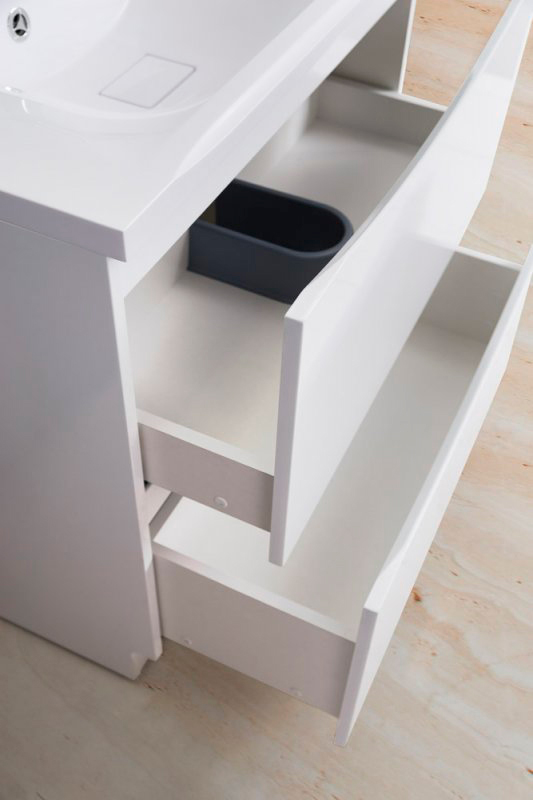 Тумба с раковиной BelBagno Marino 90 bianco lucido, напольная - 5