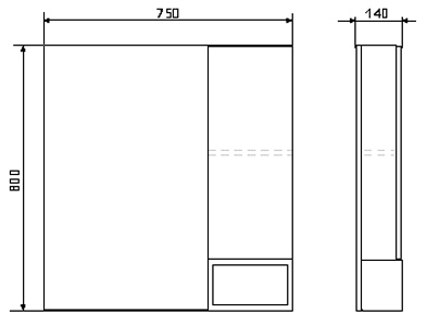 Мебель для ванной Comforty Турин 75 дуб белый - 5