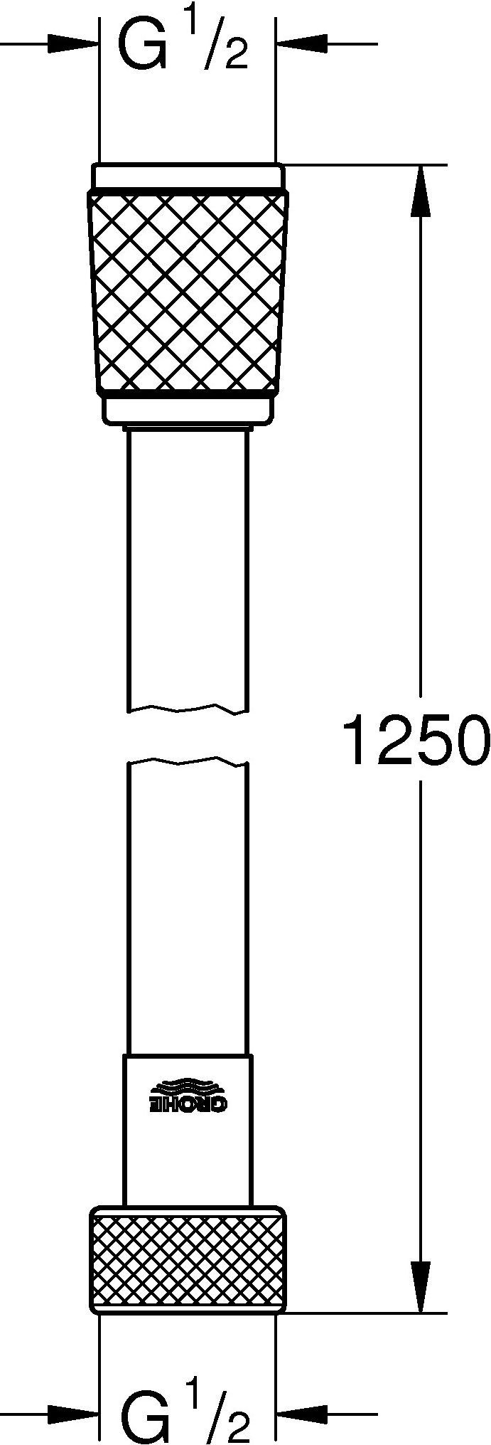 Душевой шланг Grohe Relexaflex 28150001 - 2