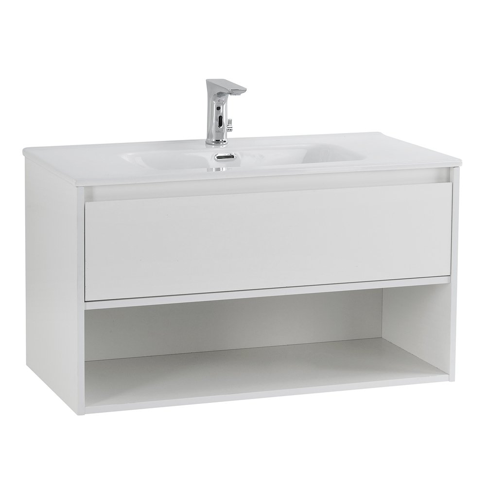 Комплект мебели BelBagno Kraft 100 белый матовый - 2