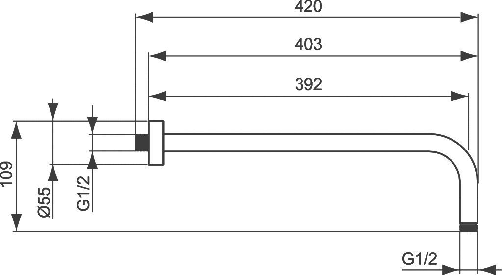 Душевой комплект Ideal Standard Alpha BD003AA - 16