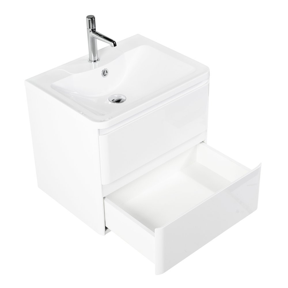 Тумба под раковину BelBagno Albano 70 белый ALBANO-700-2C-SO-BL - 5