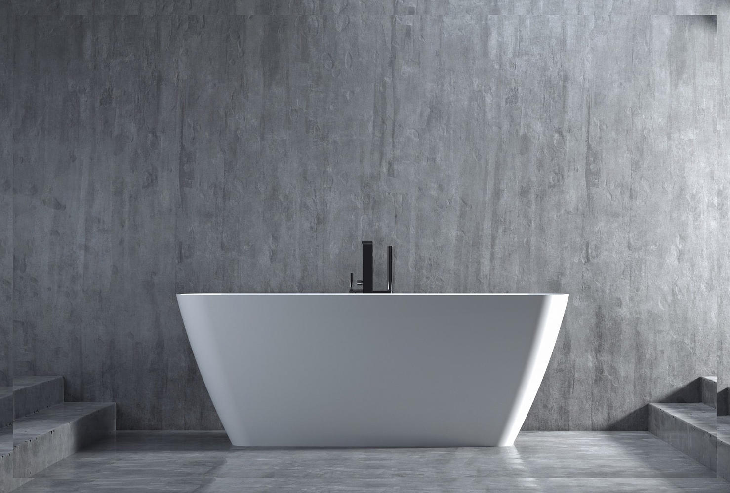 Ванна из искусственного камня Salini Agatha 180x80 100221MRF S-Stone, матовый, RAL полностью - 3