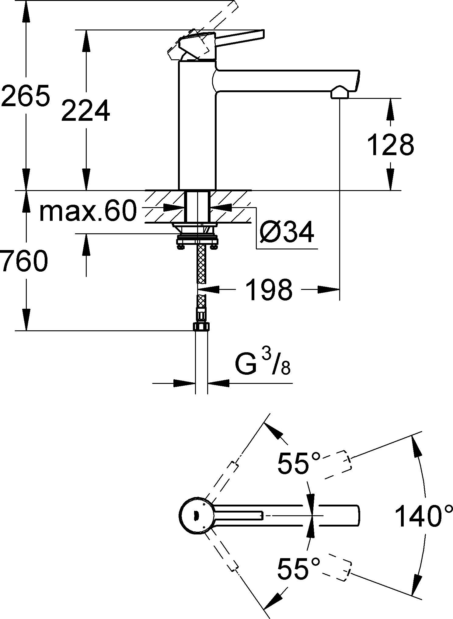 Смеситель Grohe Concetto 31210001 для кухонной мойки - 4