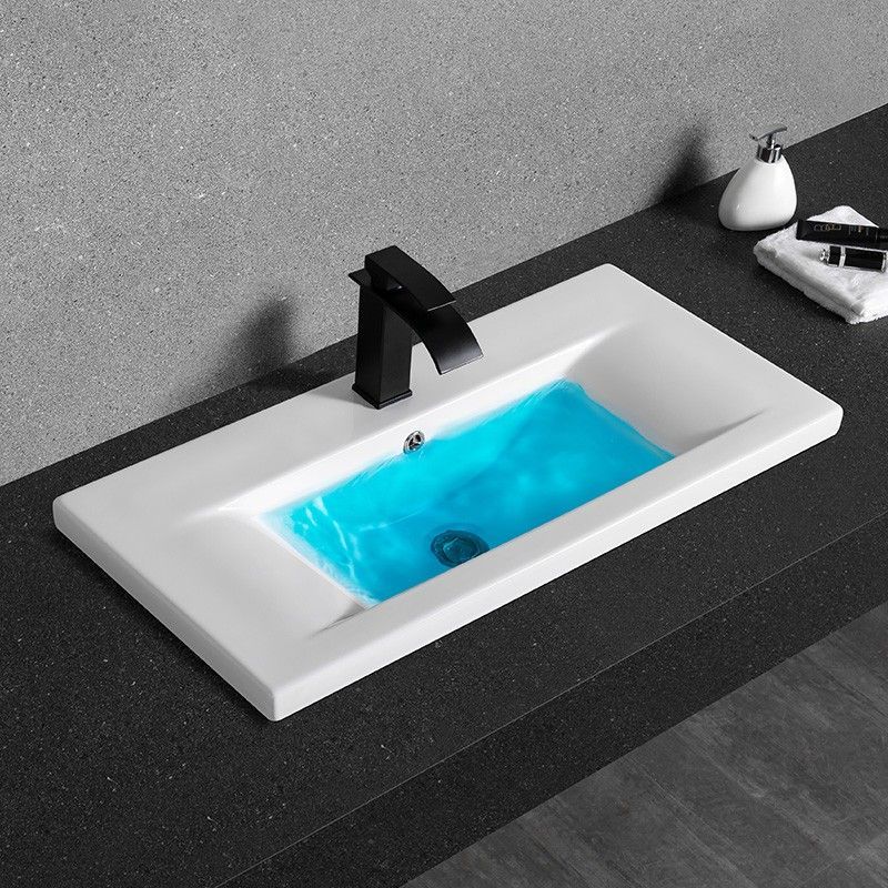 Раковина встраиваемая CeramaLux N 81.5 см белый  9393-80 - 0