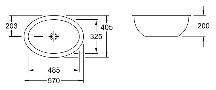 Рукомойник Villeroy & Boch Loop & Friends 6161 20 R1 alpin 616120R1 - 2