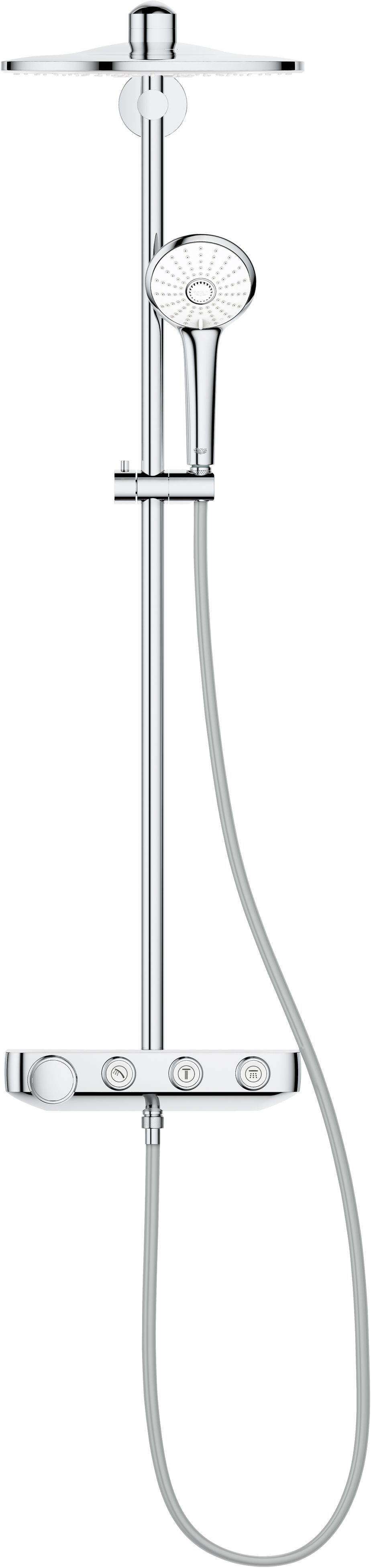 Душевая стойка Grohe Euphoria SmartControl 310 Duo 26507LS0 белая луна, с термостатом - 8