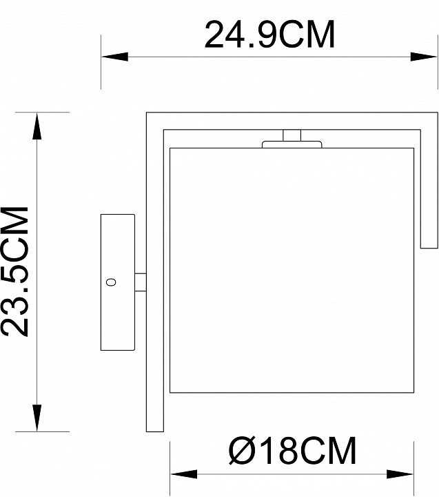 Бра Arte Lamp Aperol A5031AP-1SS - 1