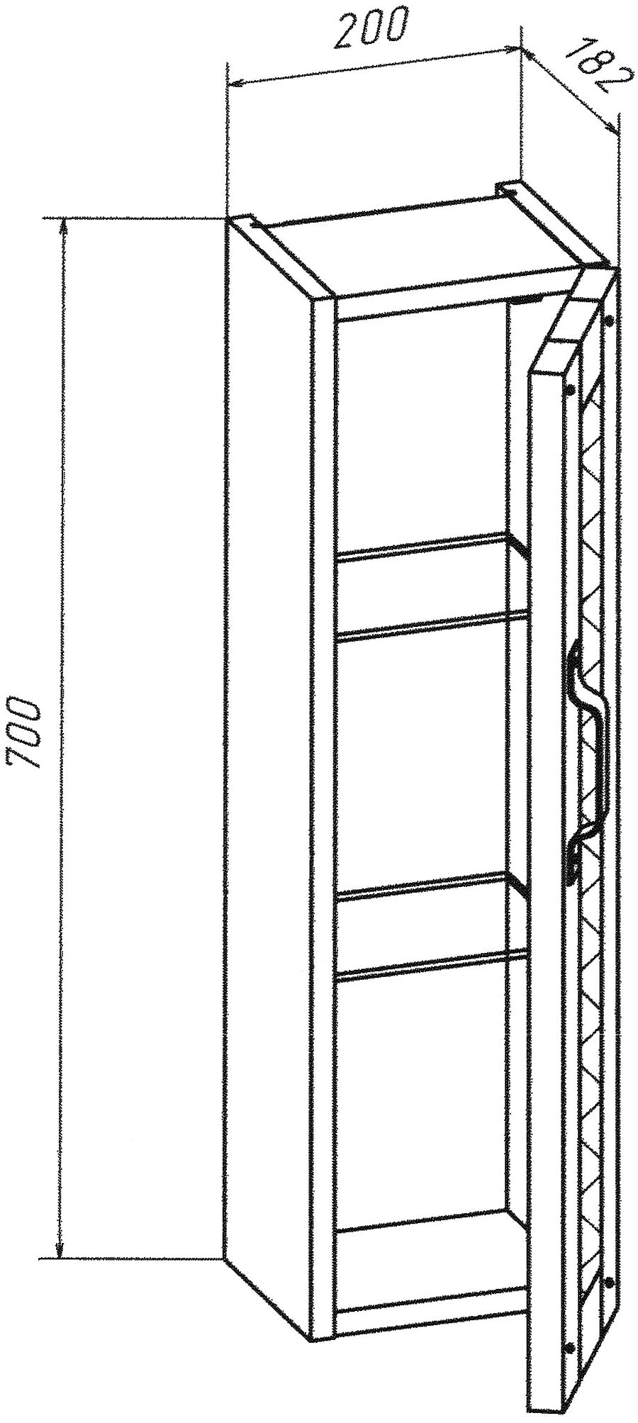 Шкаф Бриклаер Лофт 20 4627125413346 - 5