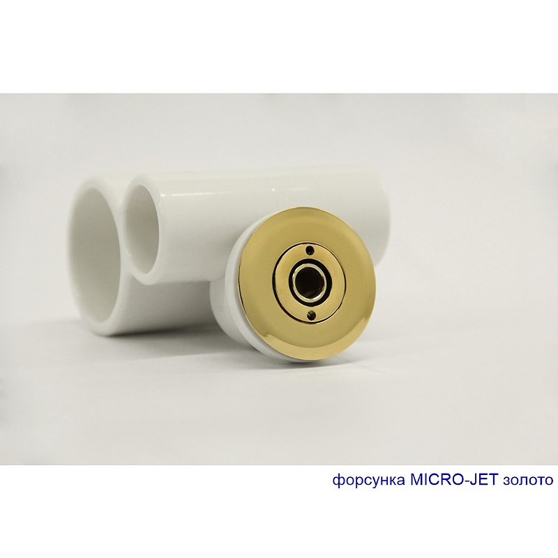 Ванна акриловая WHITECROSS Layla Ultra 180x80 с гидромассажем белый - золото 0102.180080.100.ULTRA.GL - 2