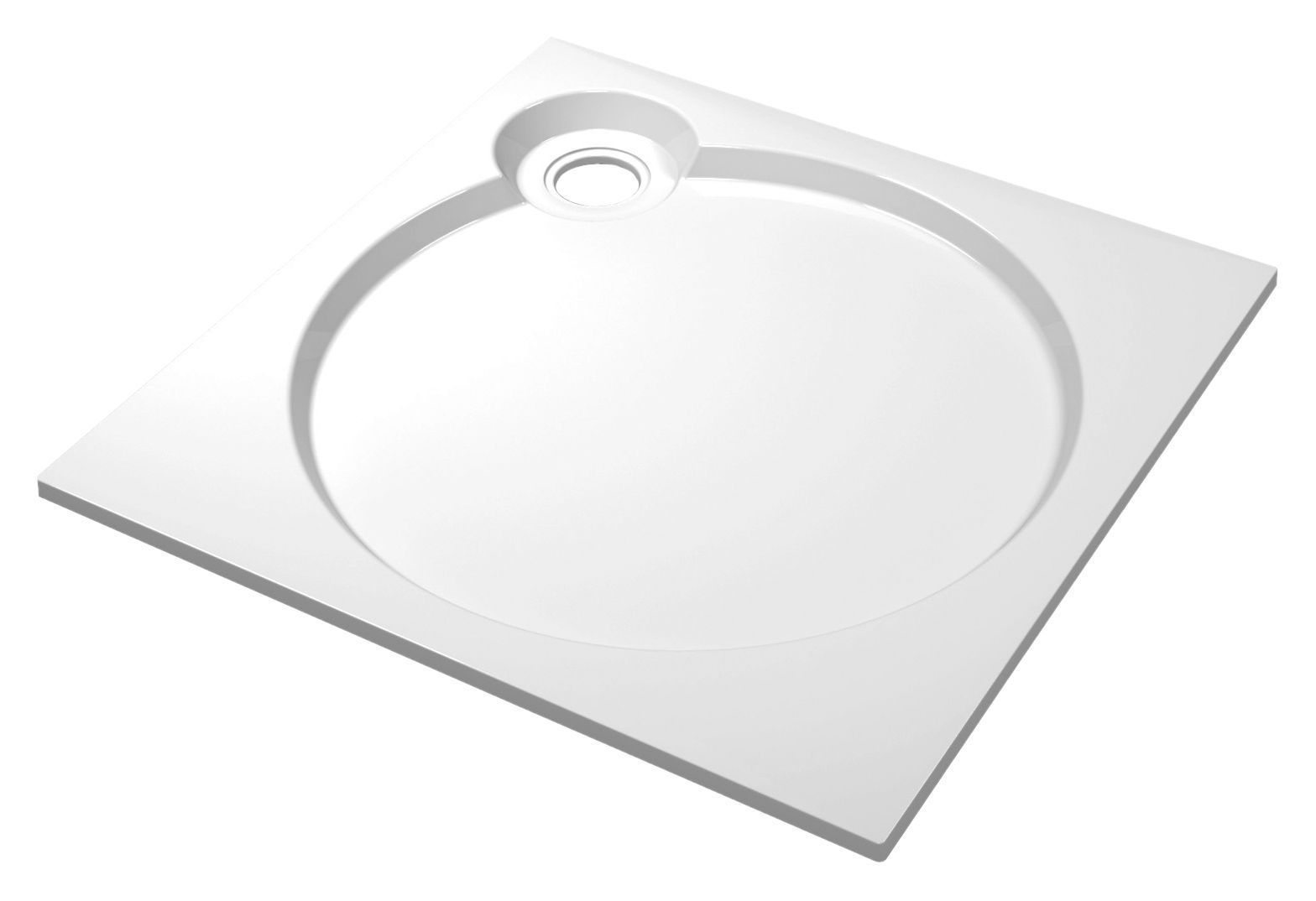 Поддон для душа Cezares Tray A 80 квадратный TRAY-S-A-80-56-W - 0