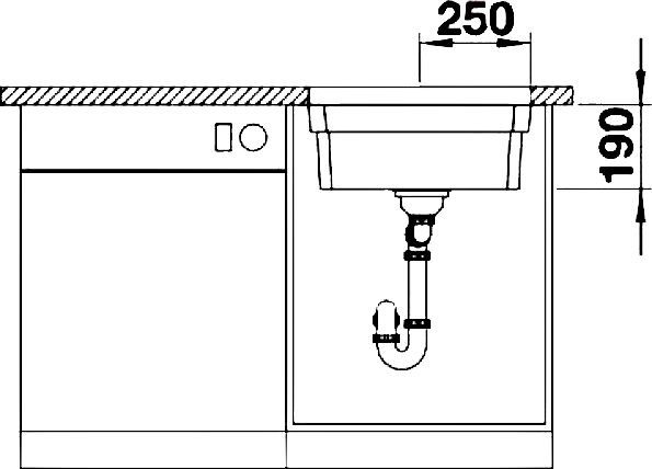 Мойка из гранита Blanco Etagon белый  522231 - 3