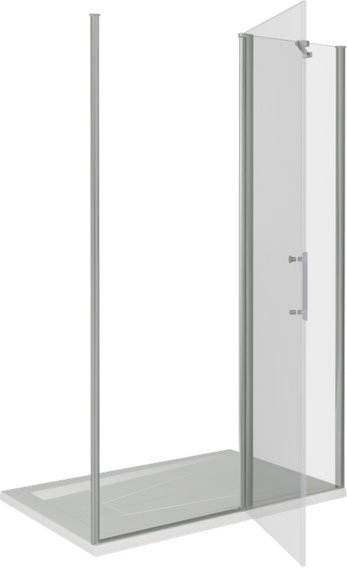 Душевая дверь в нишу Good Door Mokka WTW-140-C-WE 140 см c магнитьным профилем - 3