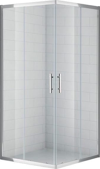 Душевой уголок Cezares Eco хром  ECO-O-A-2-80-C-Cr - 4