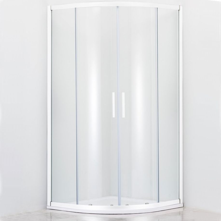 Душевой уголок Cezares Relax R-2-80-C-Bi стекло прозрачное RELAX-R-2-80-C-Bi - 0