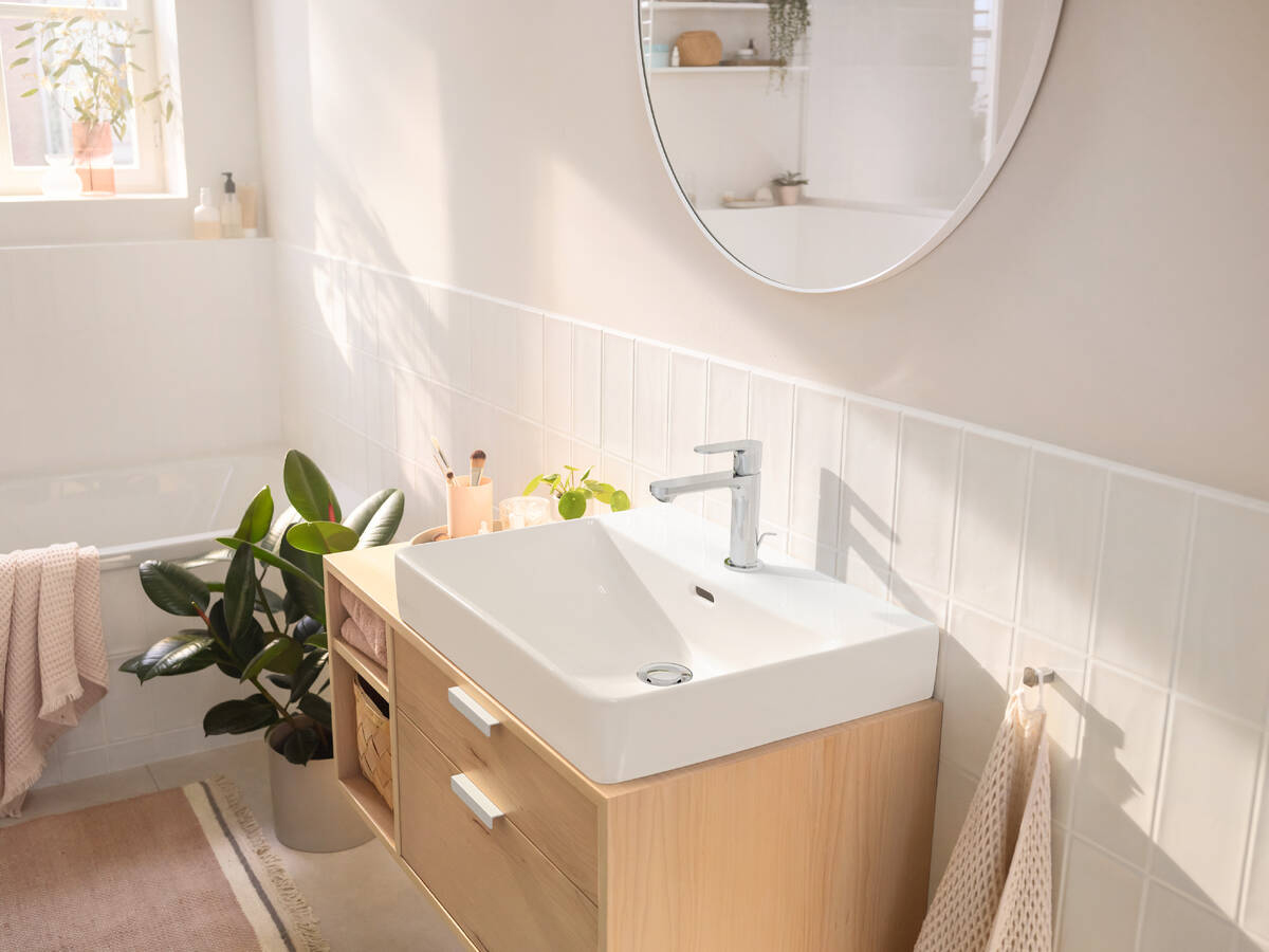 Смеситель для раковины Hansgrohe Rebris S 72517000 с донным клапаном, хром - 1