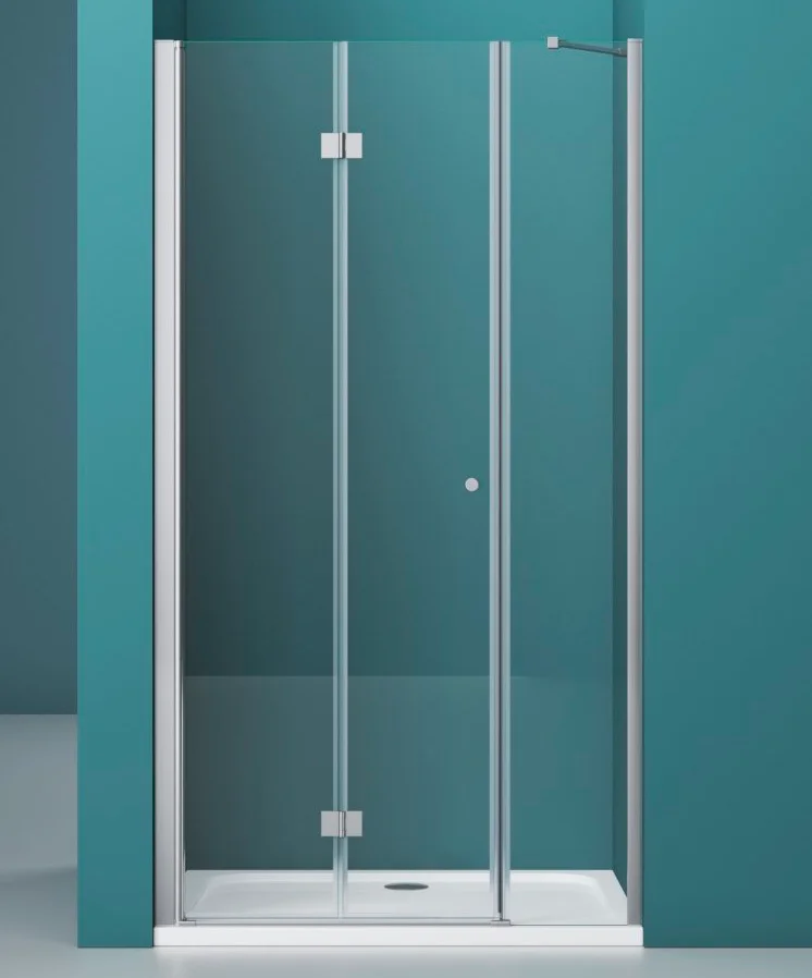 Душевая дверь BelBagno Albano 100(30+70)х195 профиль хром стекло прозрачное ALBANO-BS-13-30+70-C-Cr - 1