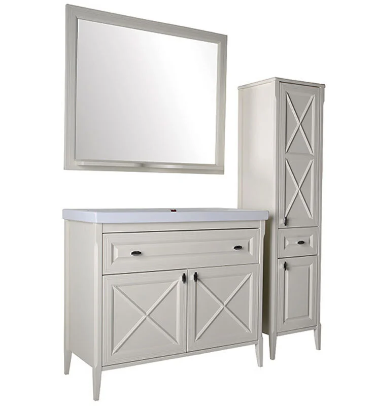 Комплект мебели для ванной Монте 100 Благородный Бежевый 1079201 - 0