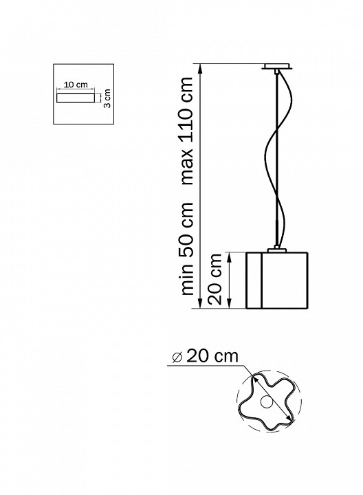 Подвесной светильник Lightstar Nubi 802110 - 2