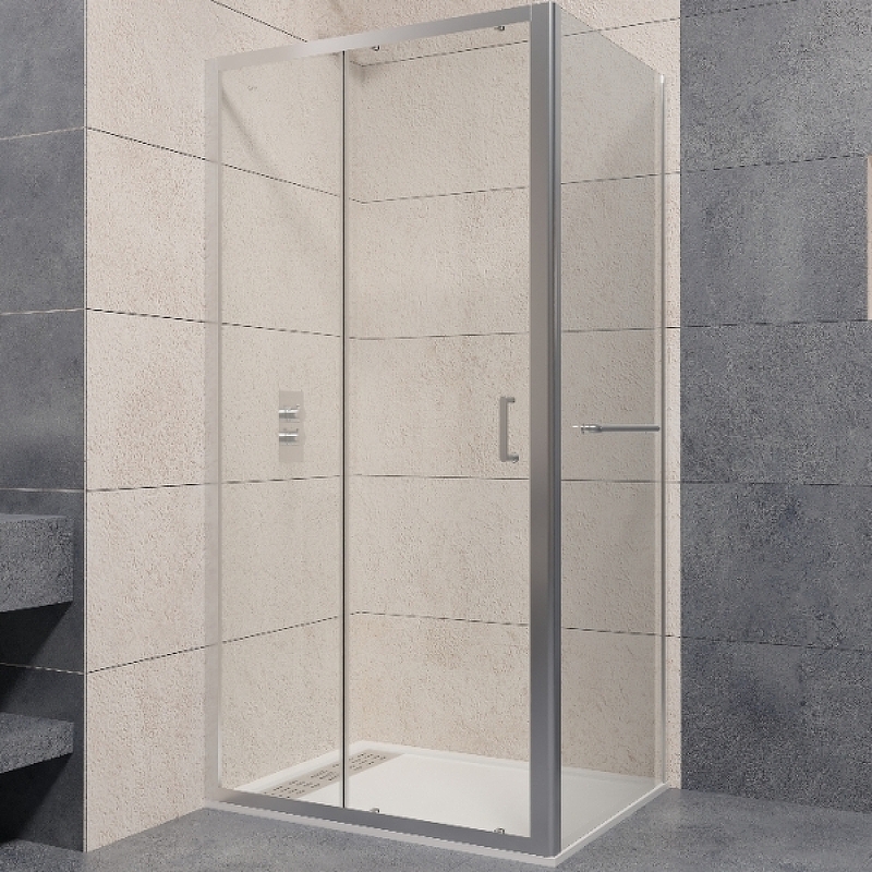 Душевой уголок RGW Passage PA-74-1 100x90 профиль хром стекло прозрачное 4108741109-11 - 0