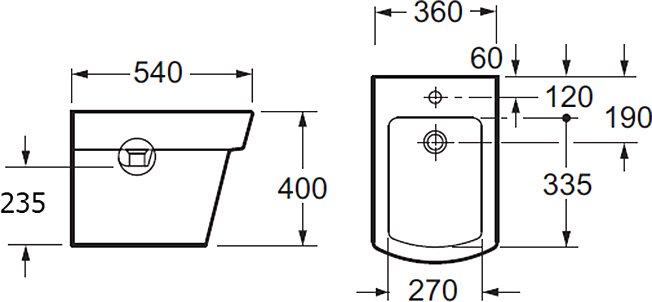 Биде напольное BelBagno Mattino BB1060B - 6