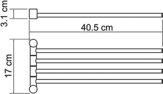 Полотенцедержатель Wasserkraft K-1034 - 2