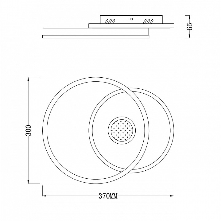 Накладной светильник Escada Arctic 10234/1LED BL - 5