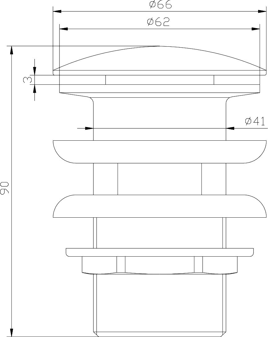 Донный клапан для раковины Lemark Jasmine LM6680ORB - 1