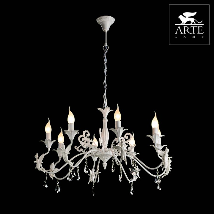 Подвесная люстра Arte Lamp Angelina A5349LM-8WH - 1