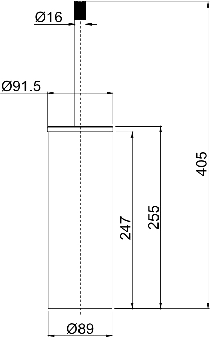 Ершик Allen Brau Priority 6.31009-00 хром - 1