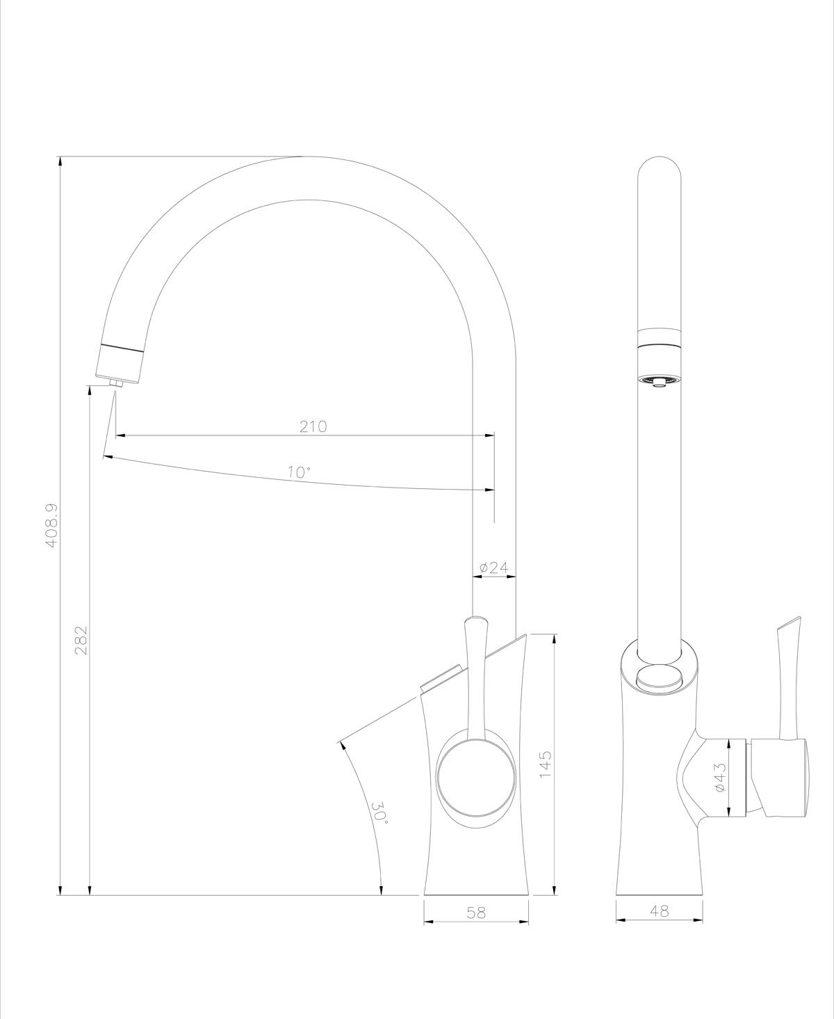 Смеситель Lemark Comfort LM3072C для кухонной мойки - 1