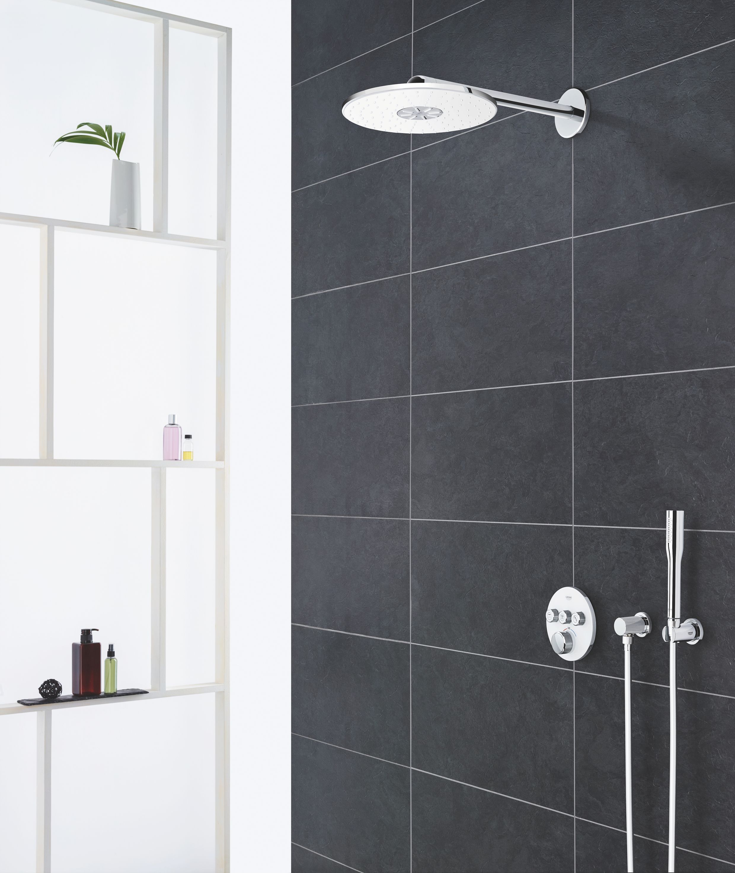 Термостат Grohe Grohtherm SmartControl 29904LS0 для душа, moon white - 2