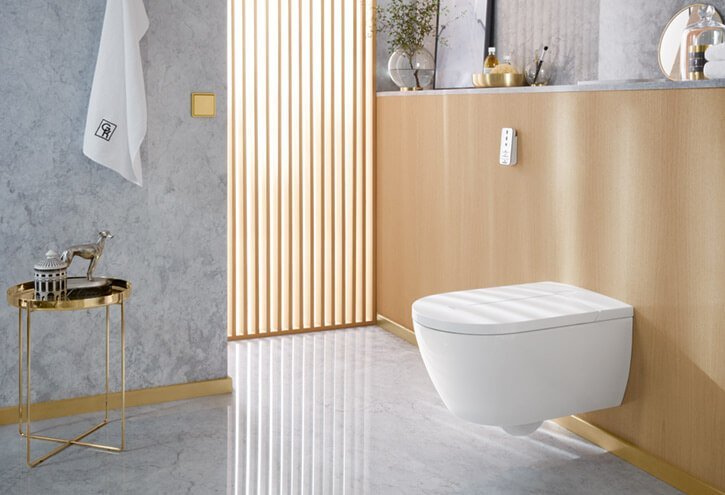 Унитаз подвесной Villeroy & Boch Viclean V0E100R1 альпийский белый, с функцией биде - 11