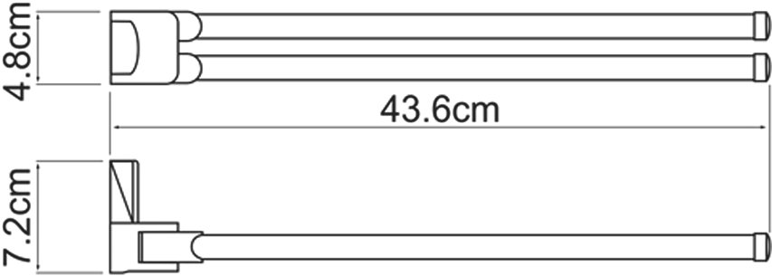 Полотенцедержатель Wasserkraft Leine K-5031 - 2