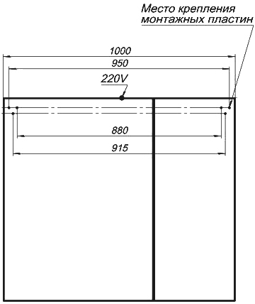 Зеркало-шкаф Aquanet Йорк 100 орех 203955 - 10