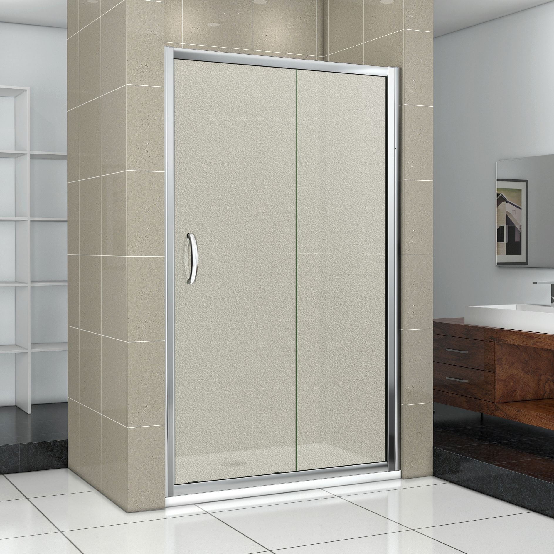 Душевая дверь в нишу Good Door Infinity WTW-110-G-CH ИН00024 - 0