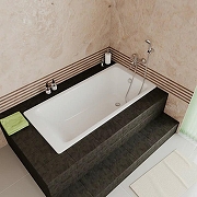 Чугунная ванна Delice Parallel 170x80 DLR220502RB с черными матовыми ручками без антискользящего покрытия - 2