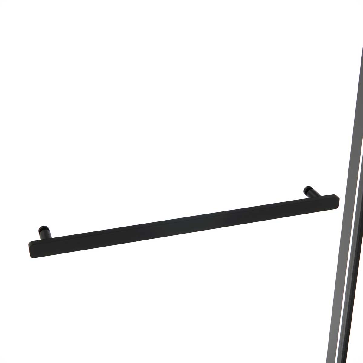Душевой уголок Vincea Slim Soft 100х80 профиль черный стекло прозрачное  VSR-1SS8010CLB - 6